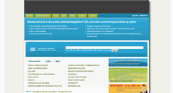 Desktop Screenshot of danskemarked.dk